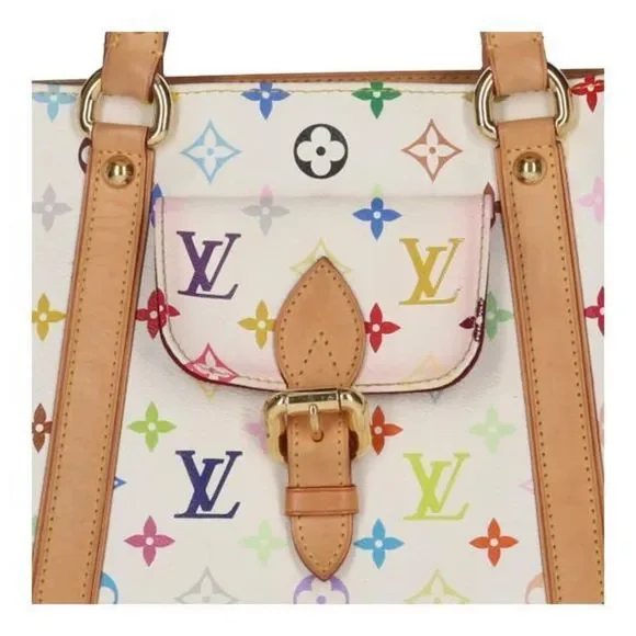 Louis Vuitton Aurelia MM Multicolor White Tote Bag - Picture 7 of 13